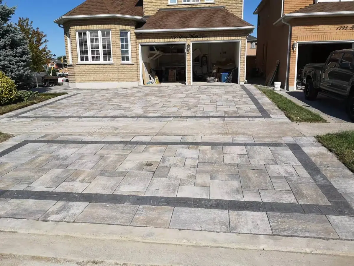 Large driveway